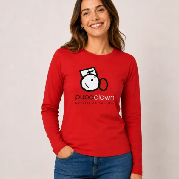 Camiseta Roja manga larga