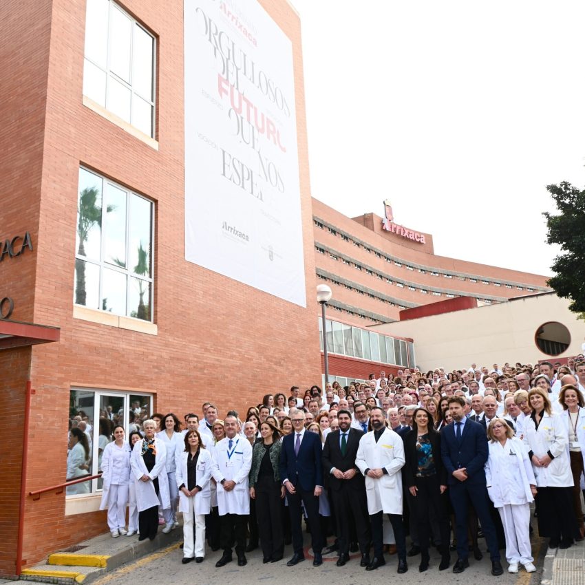 Pupaclown en la celebración de los 50 años de historia del Hospital Universitario Virgen de la Arrixaca